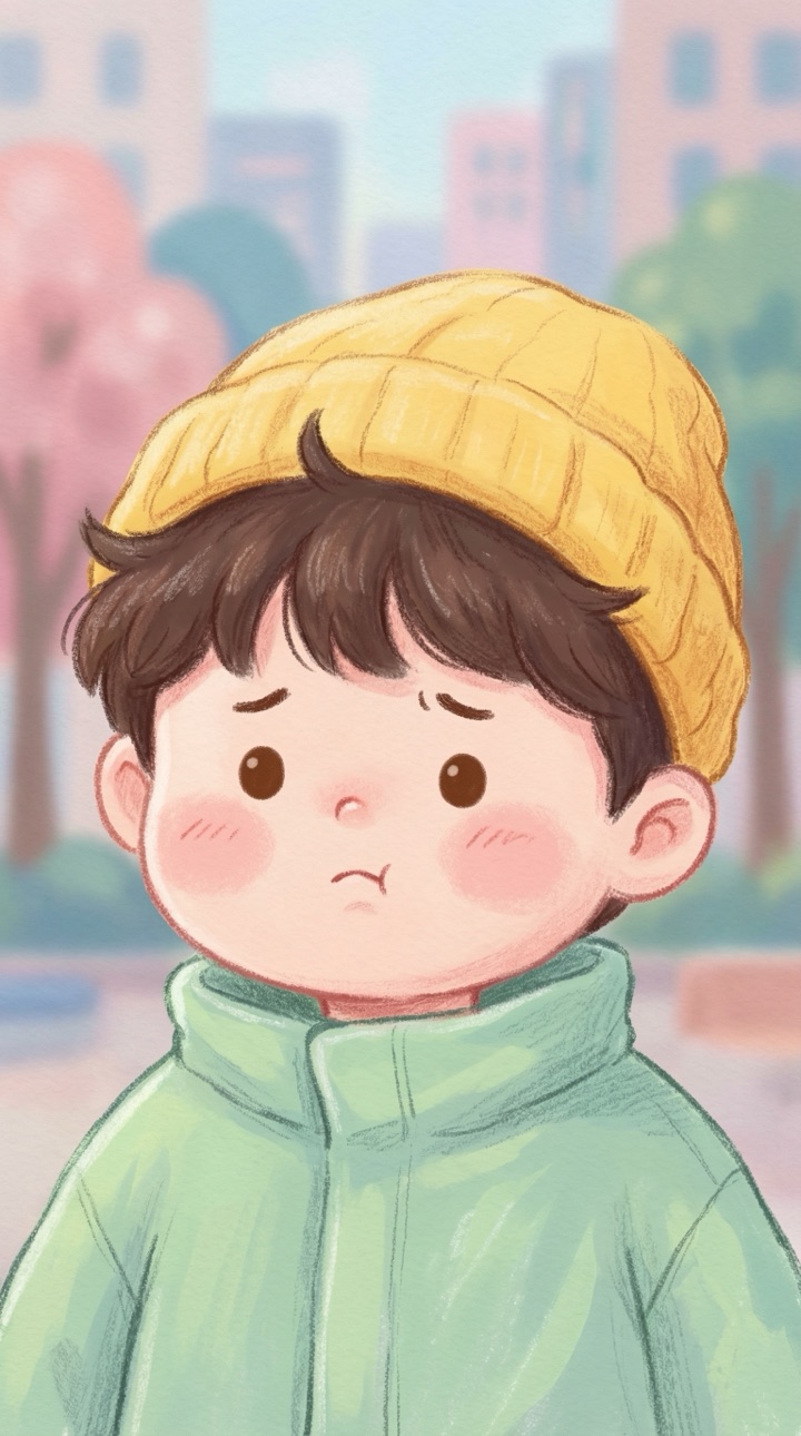 동화 장면 9: 한국으로 돌아온 삼촌은, 매일 우리를 돌보느라 지친 엄...